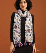 Women printed scarf