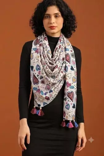 Women printed scarf