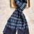 Men patterned acrylic mufflers