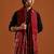 Ethnic motifs woven design zari shawl