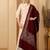 Women embroidered tasselled stole