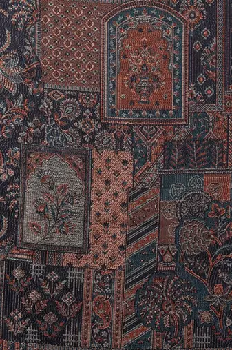 Ethnic motifs woven design shawl