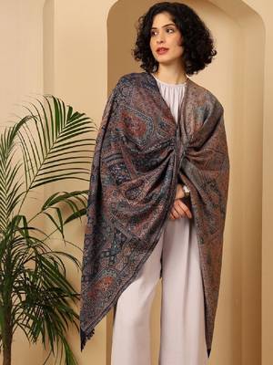 Ethnic motifs woven design shawl 3