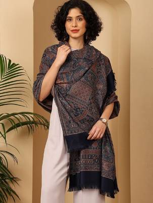 Ethnic motifs woven design shawl 4