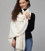 Women embroidered pure wool kashmiri stole