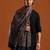 Ethnic motifs woven design acrylic shawl
