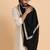 Floral embroidered woollen shawl