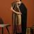 Women ethnic motifs woven design acrylic shawl