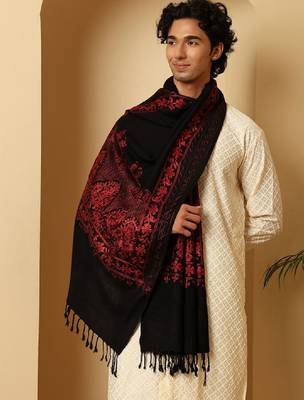 Floral embroidered shawl 4