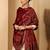 Women ethnic motifs woven design shawl