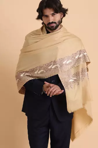 Paisley kashmiri embroidered shawl