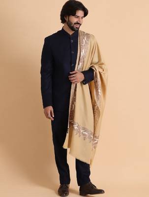 Paisley kashmiri embroidered shawl 4