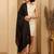 Women woven design reversible zari weave pashmina stole
