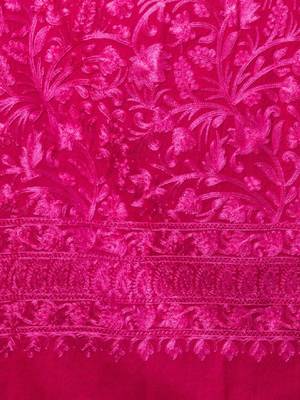 Women embroidery pure wool shawl 2