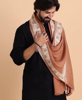 Floral embroidered woolen shawl 2