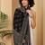 Women ethnic motifs woven design pashmina stole
