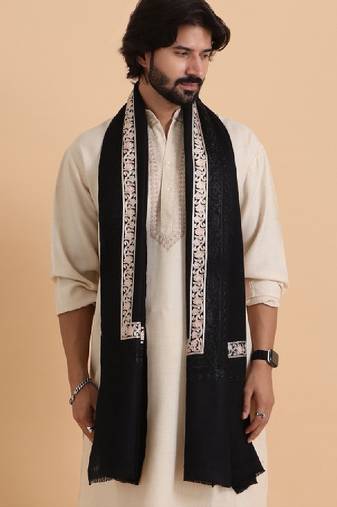 Men embroidered stole
