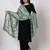 Embroidered dupatta with kantha work