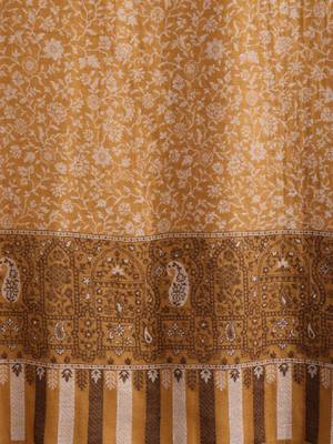 Floral woven design shawl 2