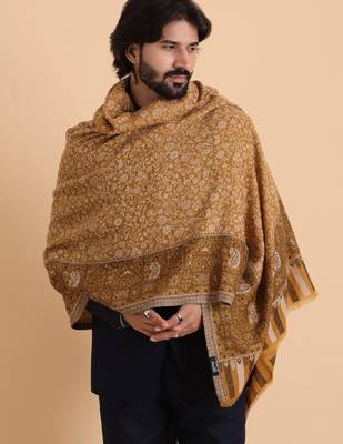 Floral woven design shawl 4