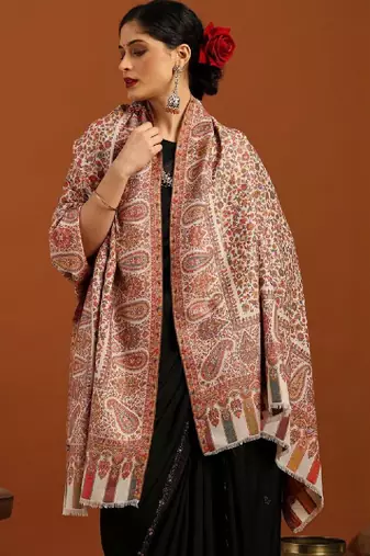 Paisley printed shawl