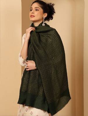 Women woven design pashmina stole 3