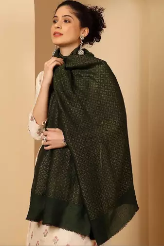 Women woven design pashmina stole