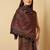 Women paisley woven design shawl