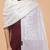 Floral embroidered aari work woollen stole