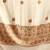 Floral woven design pure wool shawl