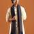 Men ethnic motif woven design reversible zari shawl