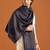Men ethnic motif woven design reversible zari shawl