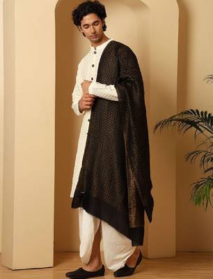 Men woven design shawl 1