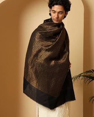 Men woven design shawl 3