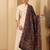 Women woven darbar design fringed stole