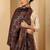 Women woven darbar design fringed stole