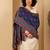 Women paisley woven design stole