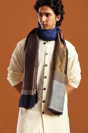 Zari work shawl