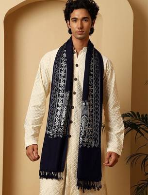 Floral embroidered shawl 4