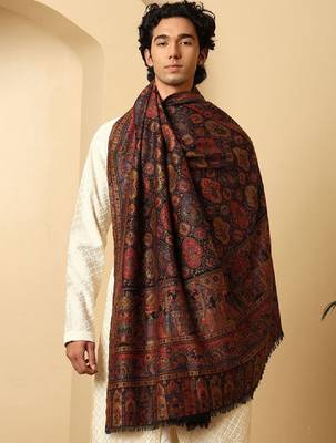 Ethnic motifs woven design shawl 1