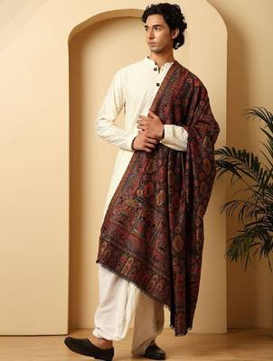Ethnic motifs woven design shawl 4