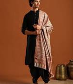 Men floral woven design shawl