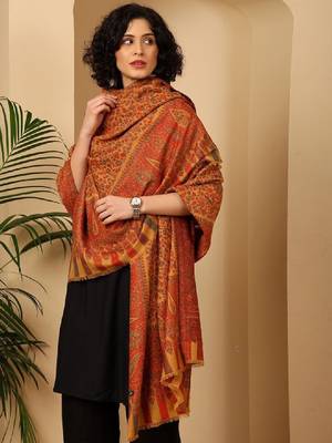 Floral woven design shawl 3