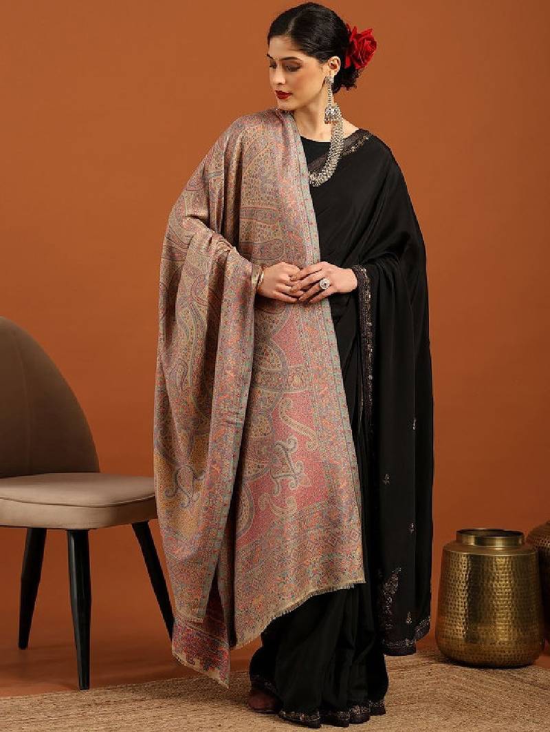 Paisley woven design shawl