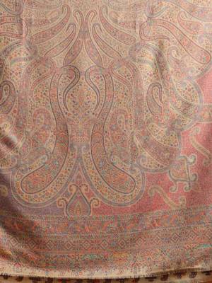 Paisley woven design shawl 2