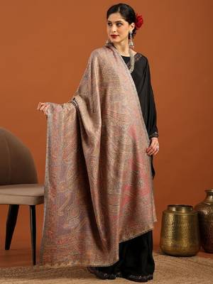 Paisley woven design shawl 3