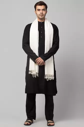 Men embroidered stole