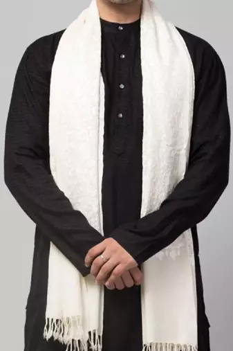 Men embroidered stole