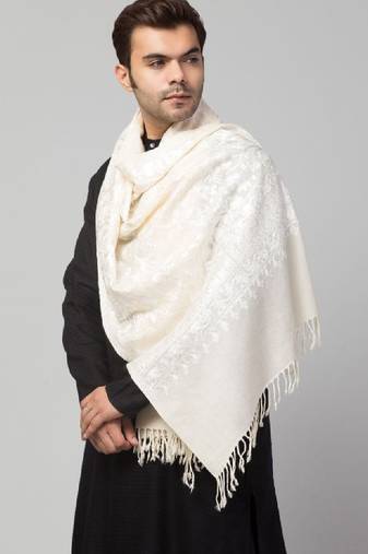 Men embroidered stole