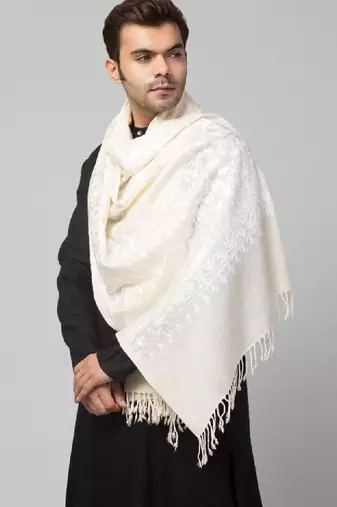 Men embroidered stole